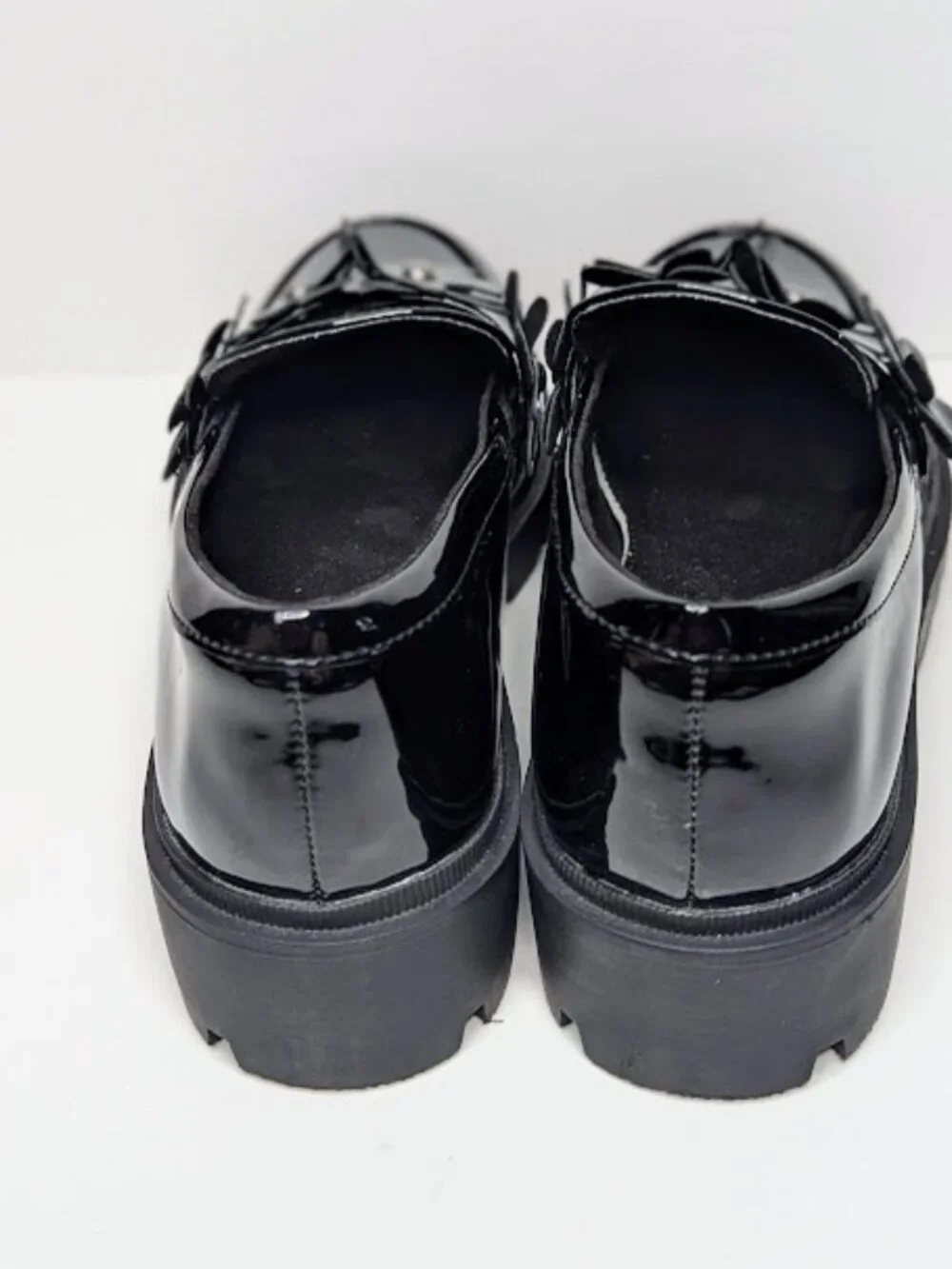 Sonoma Black Patent Floral Lug Sole Loafers Girls Size 3  Price